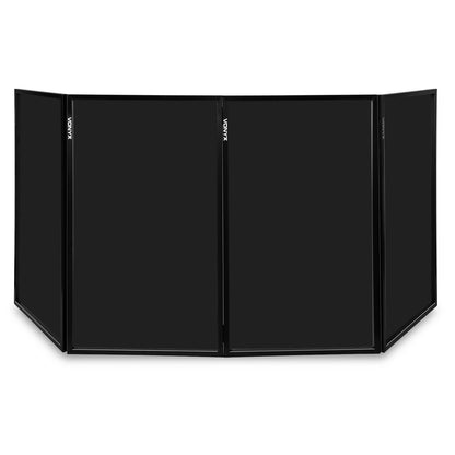 Ecran DJ dépliable 120 x 70, noir (4 panneaux) - DB2B