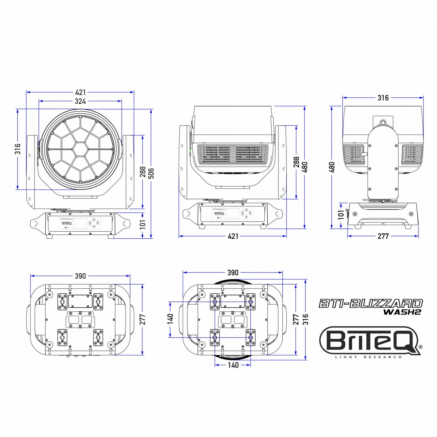 BRITEQ - BTI-BLIZZARD WASH2s