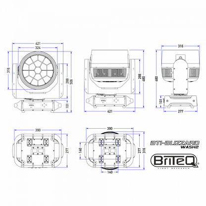 BRITEQ - BTI-BLIZZARD WASH2s