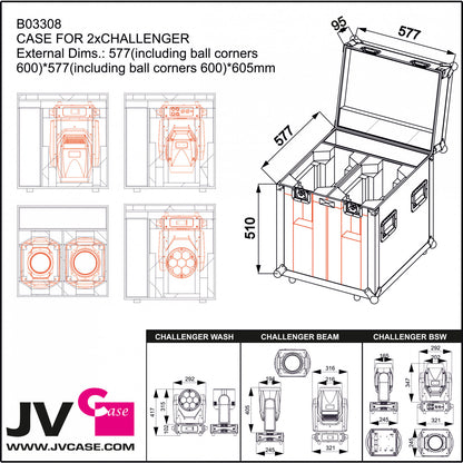 JV Case - CASE FOR 2xCHALLENGER