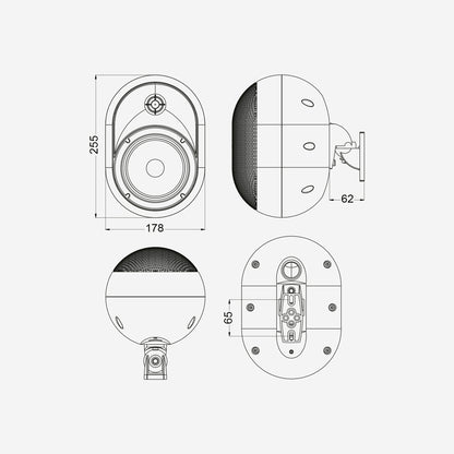 Audiophony PA - JAVA530b (la paire)