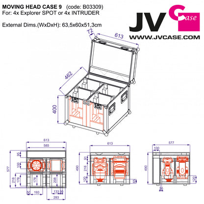 JV Case - MOVING HEAD CASE 9